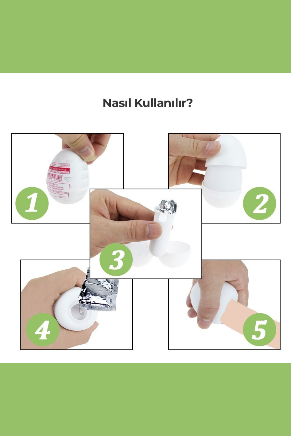 Egg Hard Boiled Misty Japon Erkek Mastürbatör - Esnek Kavranabilir Yumurta 3