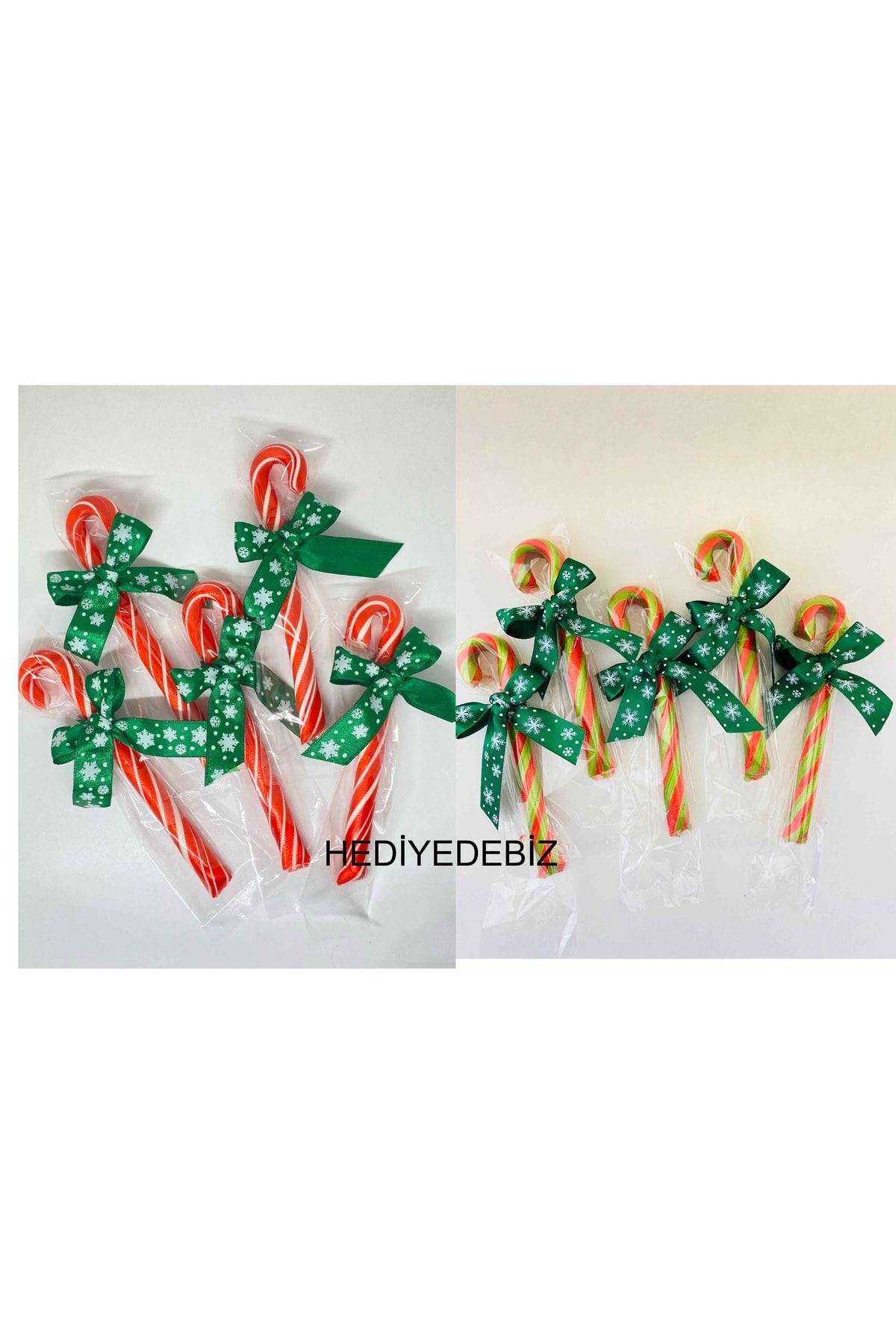 hediyedebiz Yılbaşı Baston Şeker 10 Adet