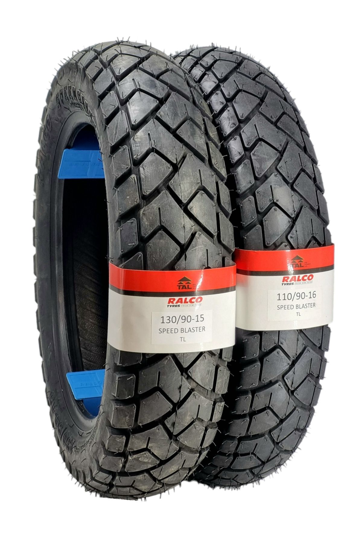 RALCO TYRES 130/90-15 VE 110/90-16 TL (TUBELESS - DUBLEKS) CHOPPER LASTİK TAKIMI SPEEDBLASTERA28