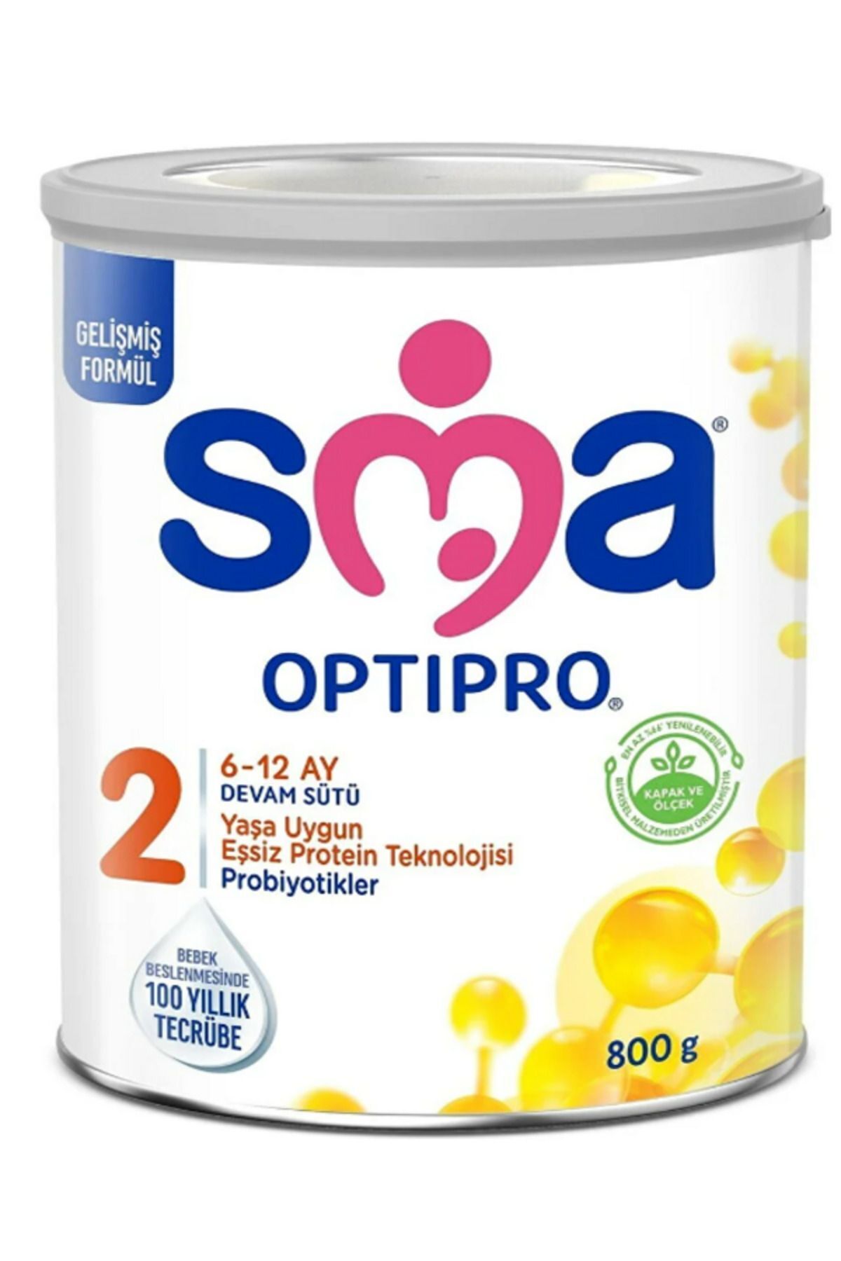 SMA 2 Optipro Devam Sütü 800 gr fotoğrafı 2 (önizleme)