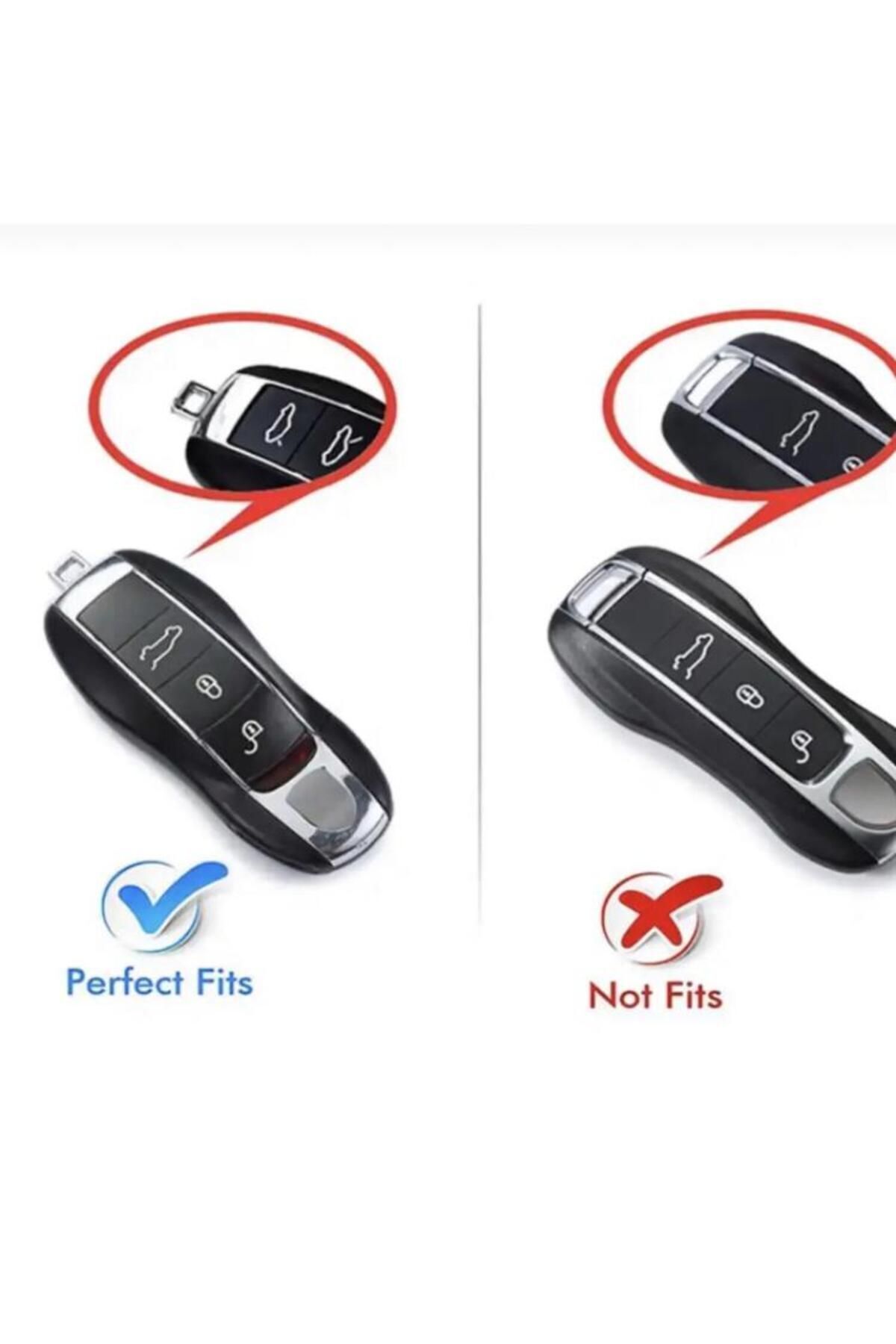 ŞENYILDIZ AKSESUAR-Porsche Cayenne Macan Panamera 718 911 Cayman Boxster Key Case Please Refer to the 2nd Picture 3