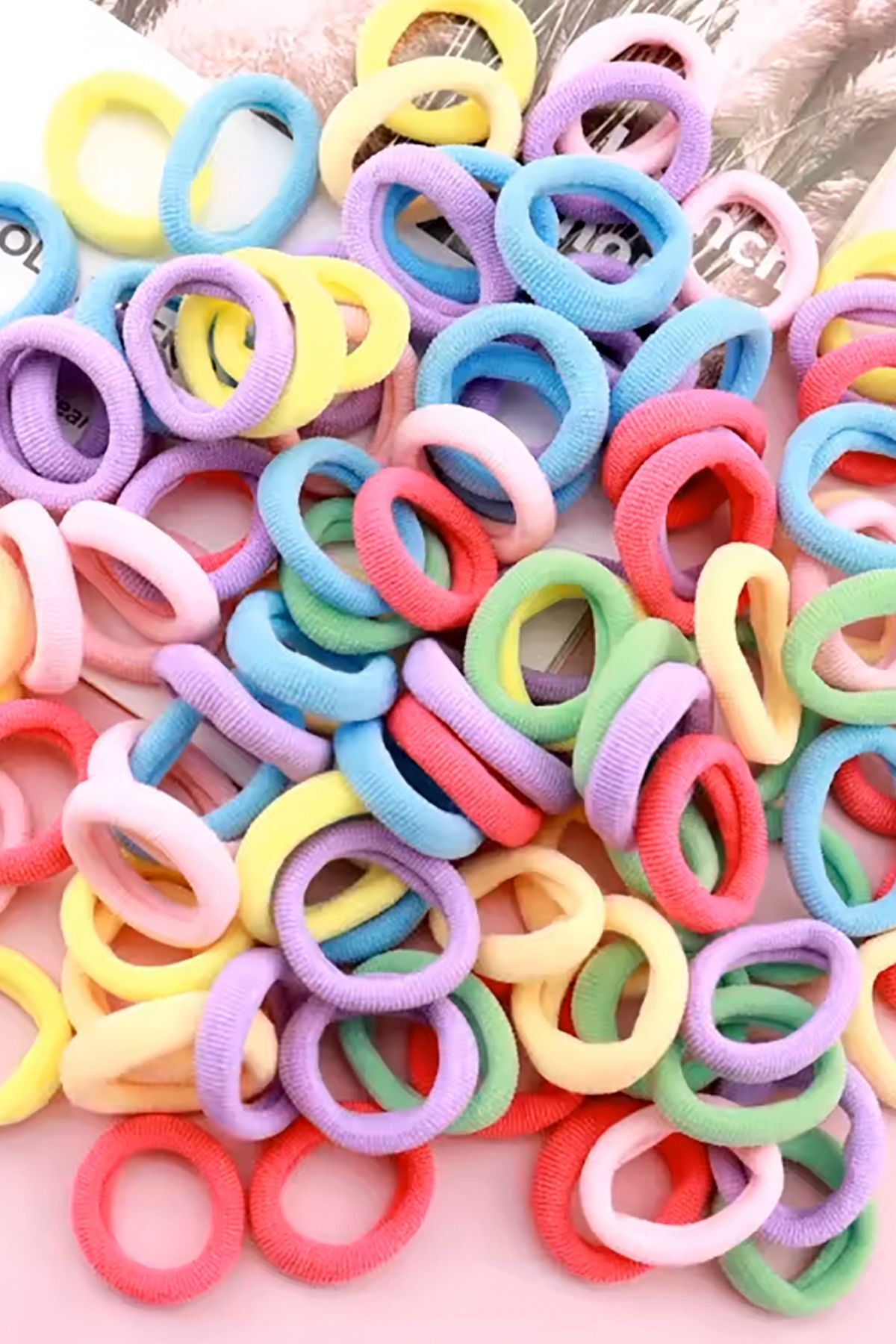 Gampus-100 Pieces Neon Vivid Mini Rubber Buckle - Multiple Sturdy Design 2