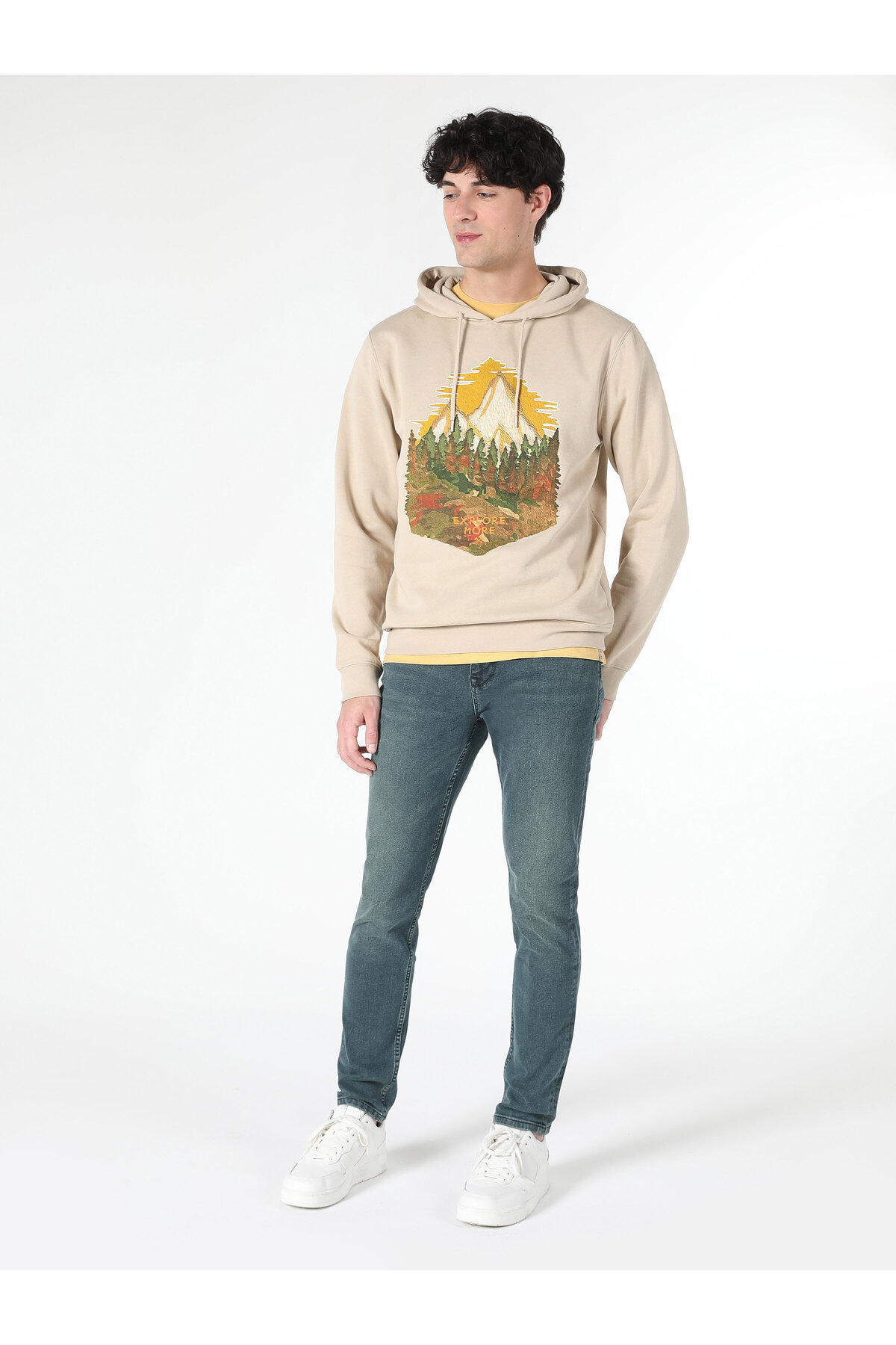 سویشرت مردانه کولینز | .CL1061753_Q1.V2_BEI Colin’s - Image 3