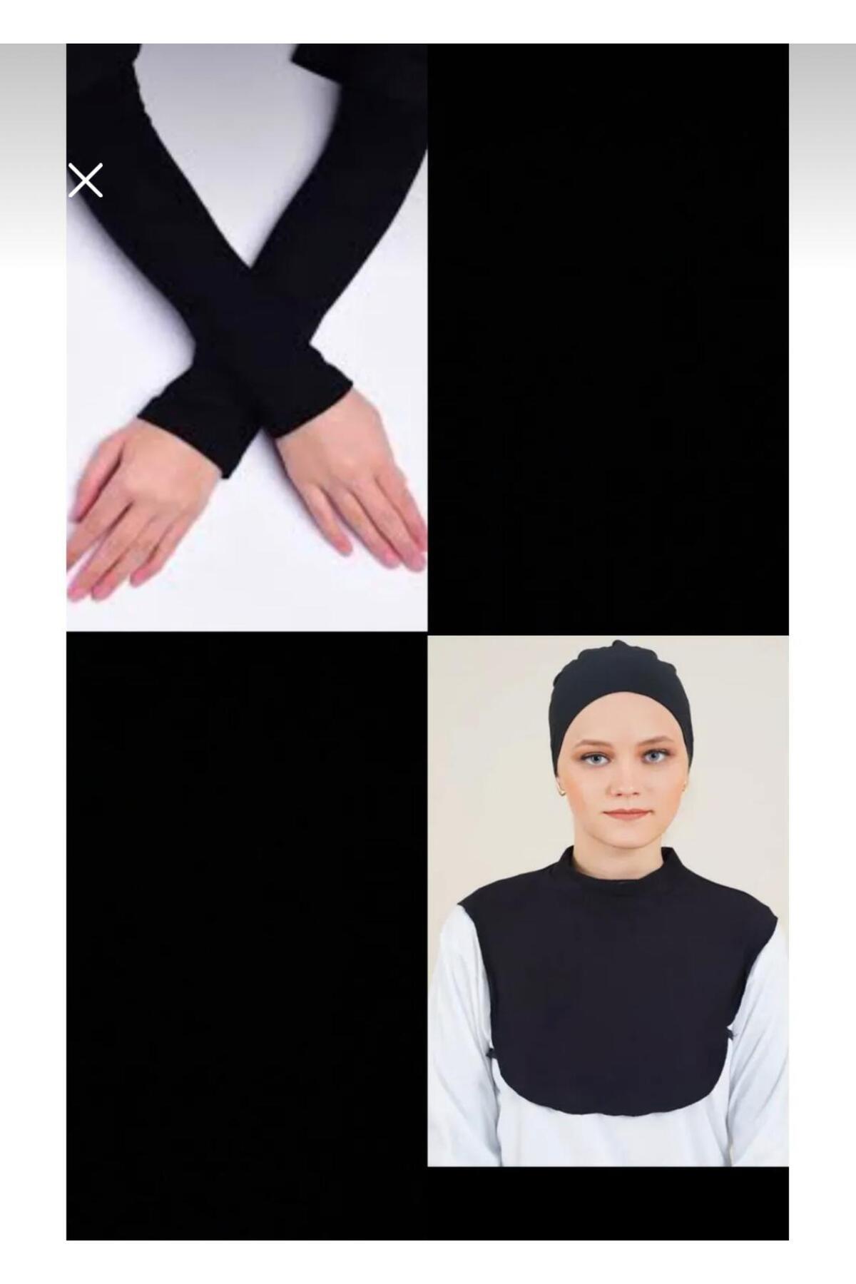 As a neck collar and sleeve  set