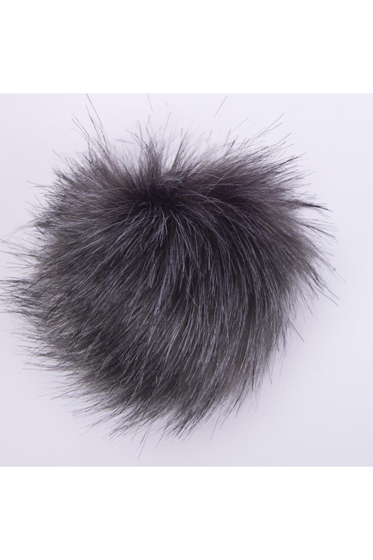 Yarnart Pompoane Cu Blană - Pompon Gri-61 - One Size