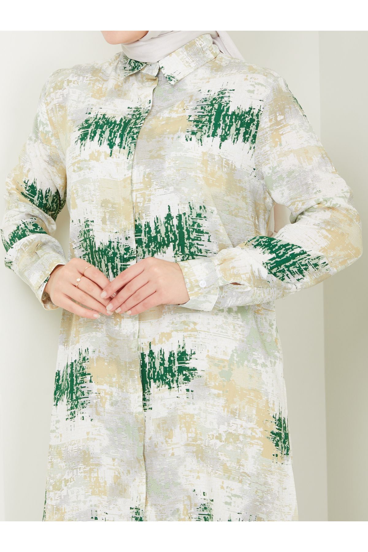 Kirazgym-Viscose Patterned Tunic - Color Detailed 8