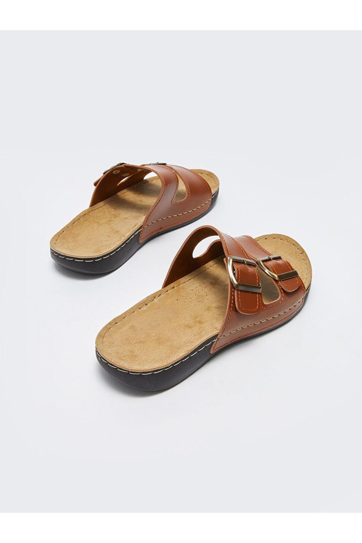 LC Waikiki-LCW ECO Мъжки чехли с двойна лента и катарама 4