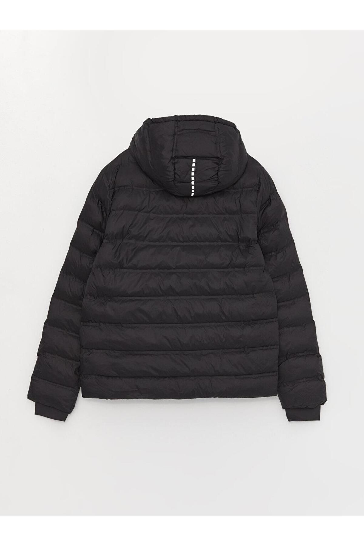 کاپشن مردانه مشکی ال سی وایکیکی | W31254Z8 اورجینال - تصویر 8