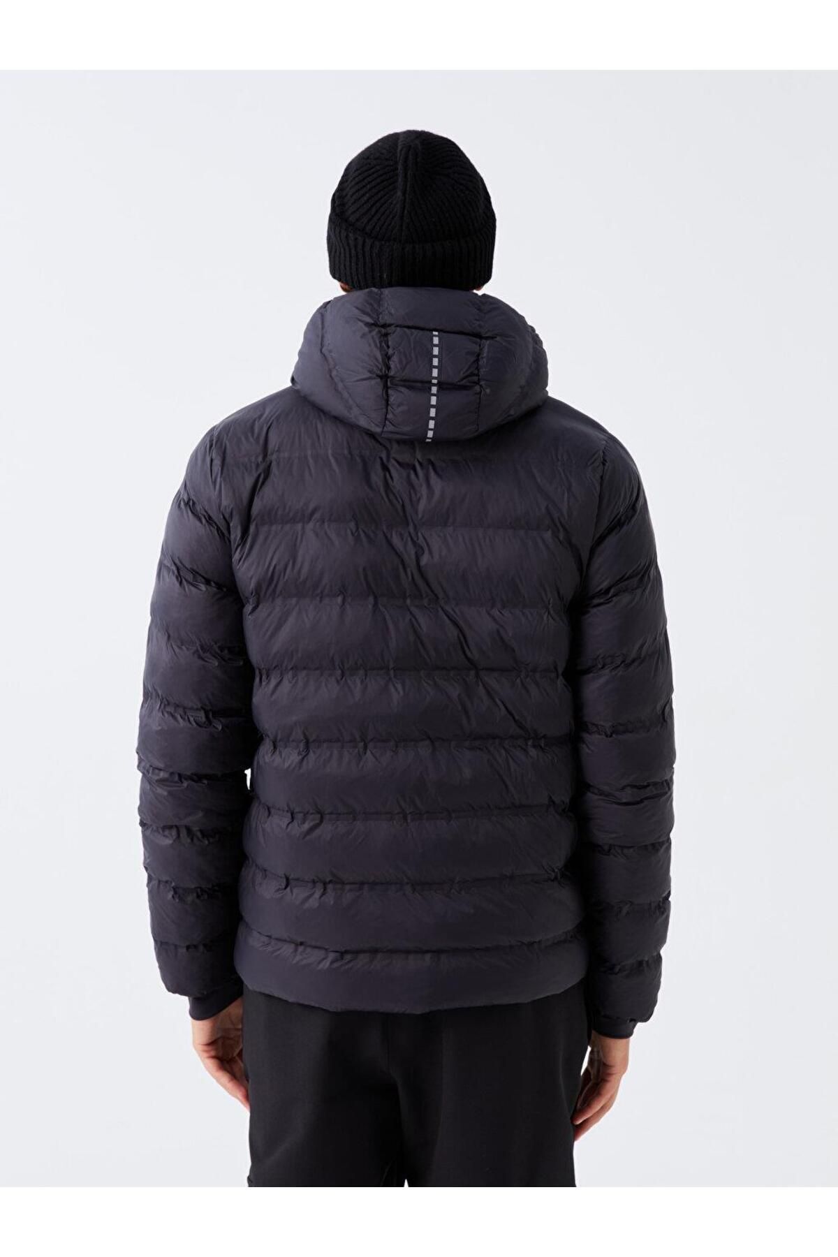 کاپشن مردانه مشکی ال سی وایکیکی | W31254Z8 اورجینال - تصویر 6