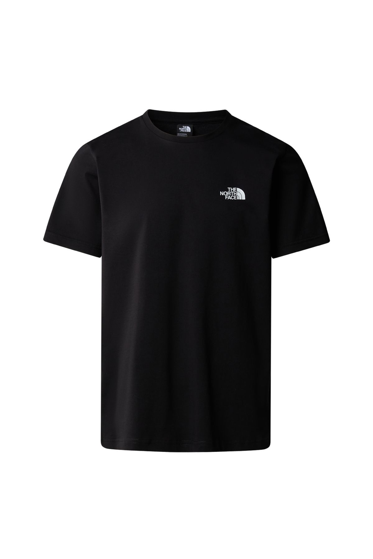 تی شرت مشکی مردانه یقه دوچرخه سیاه و سفید متناسب با طرح دار NF0A8953JK31_M S NSE Graphic The North Face