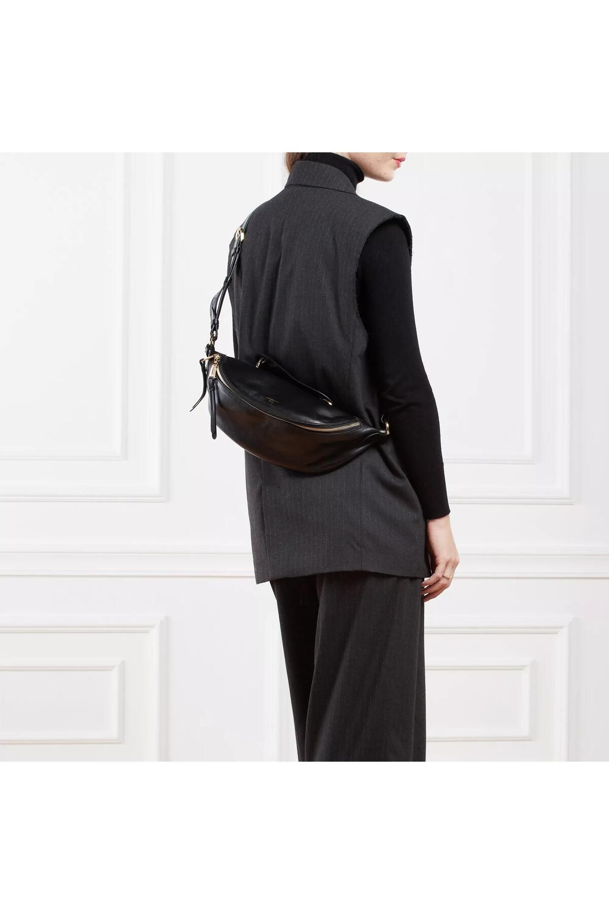 کیف شانه ای مشکی زنانه اریگامی سیاه اورجینال Lancel