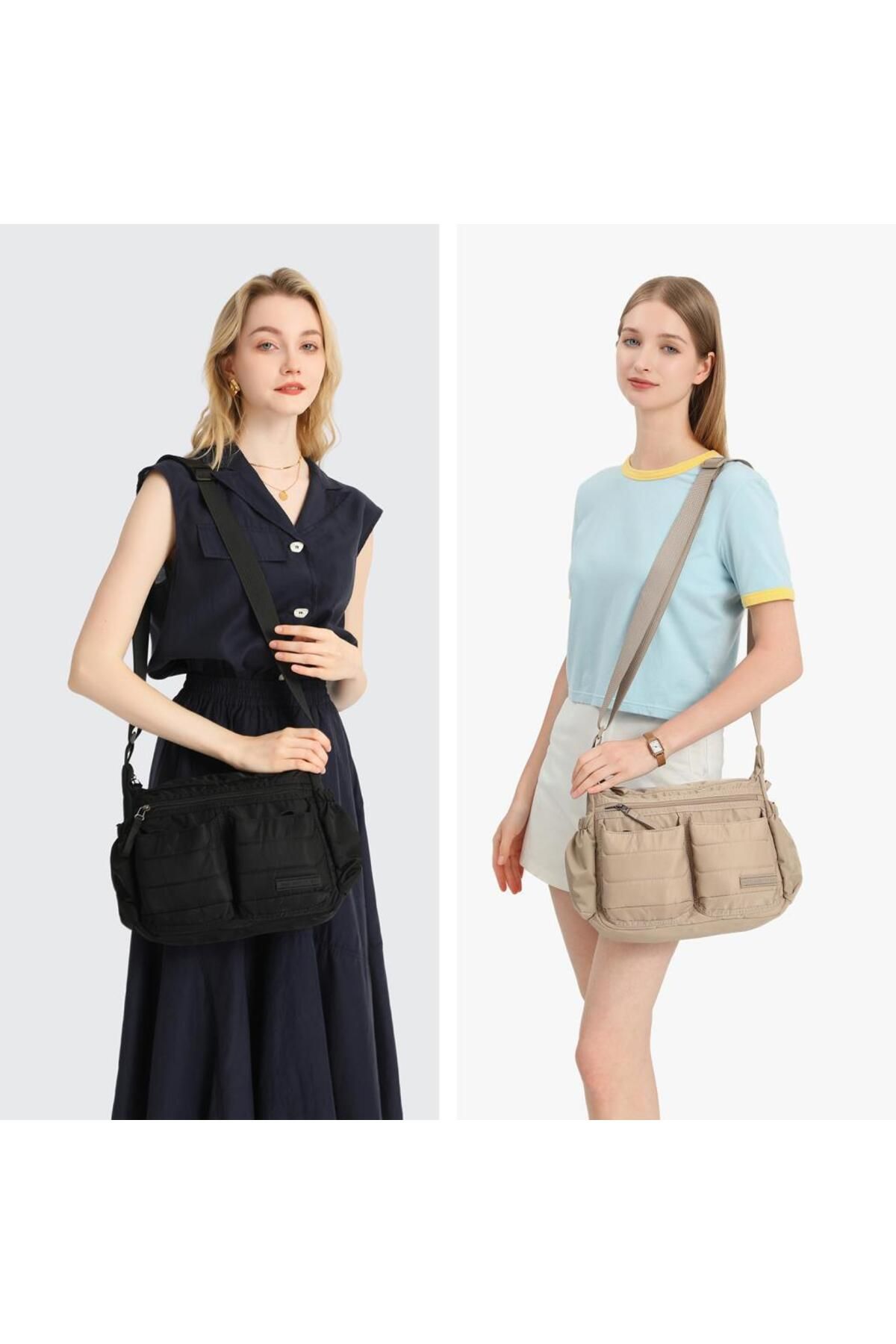 Smart Bags Yumuşak Kumaş Askılı Postacı Kadın Çantası - Lila