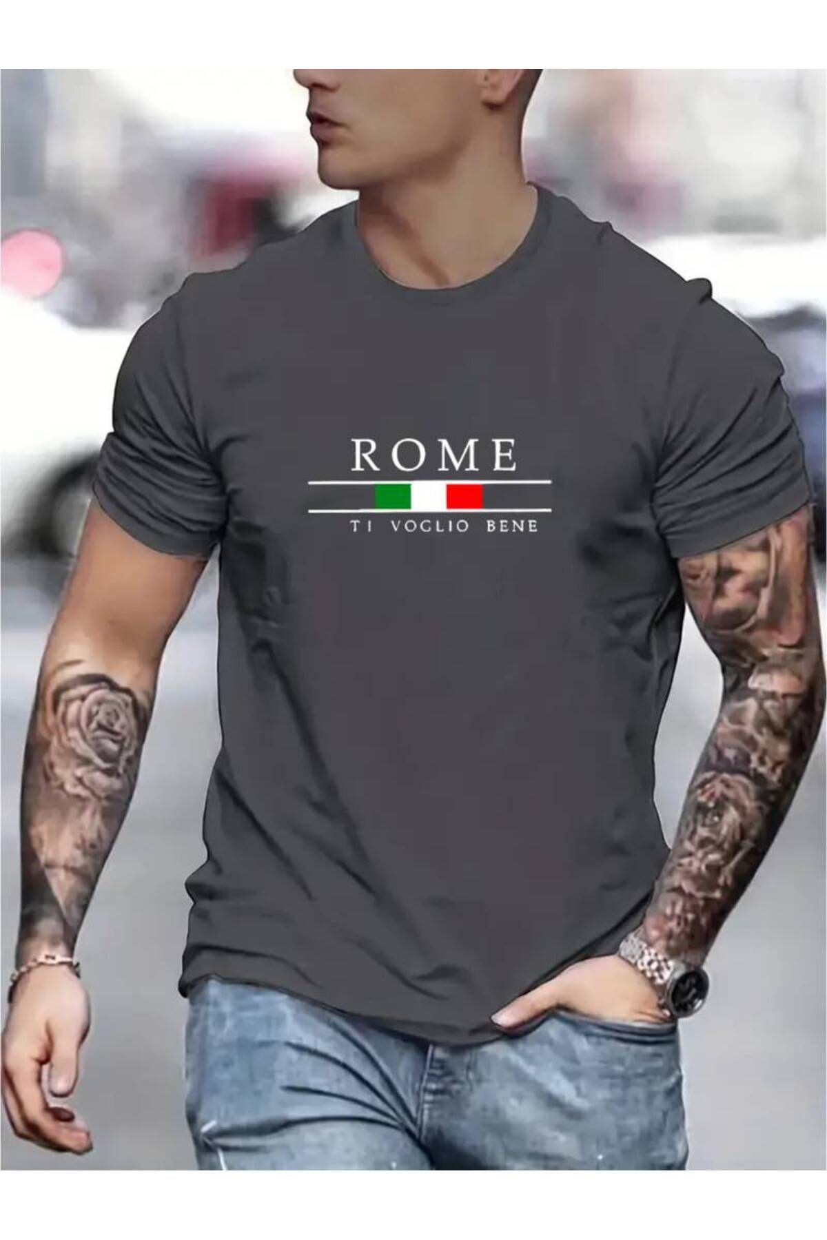 Korefanzin-White Oversize Roman Designed Code Trend Koreanfanzin T-shirt 4
