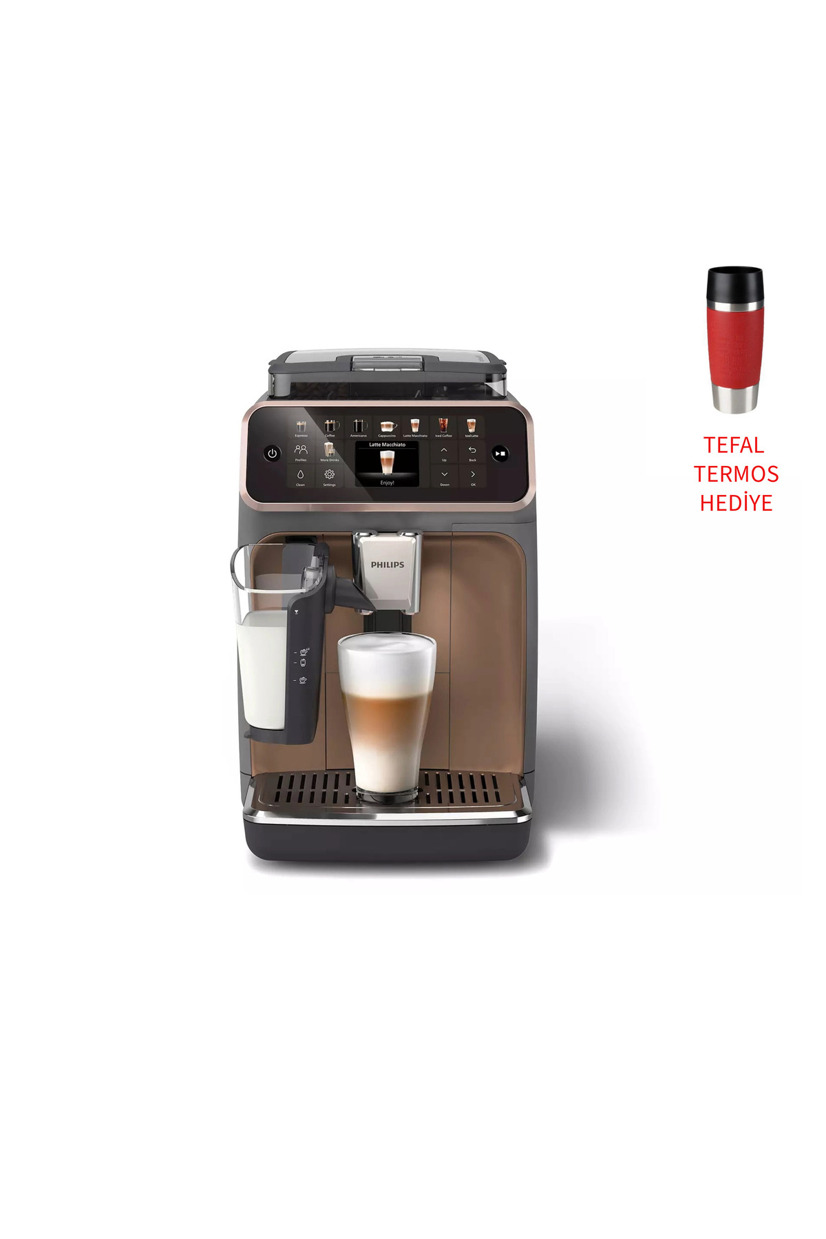5000 Yeni Seri Tam Otomatik Espresso Makinesi 20 Farklı Kahve