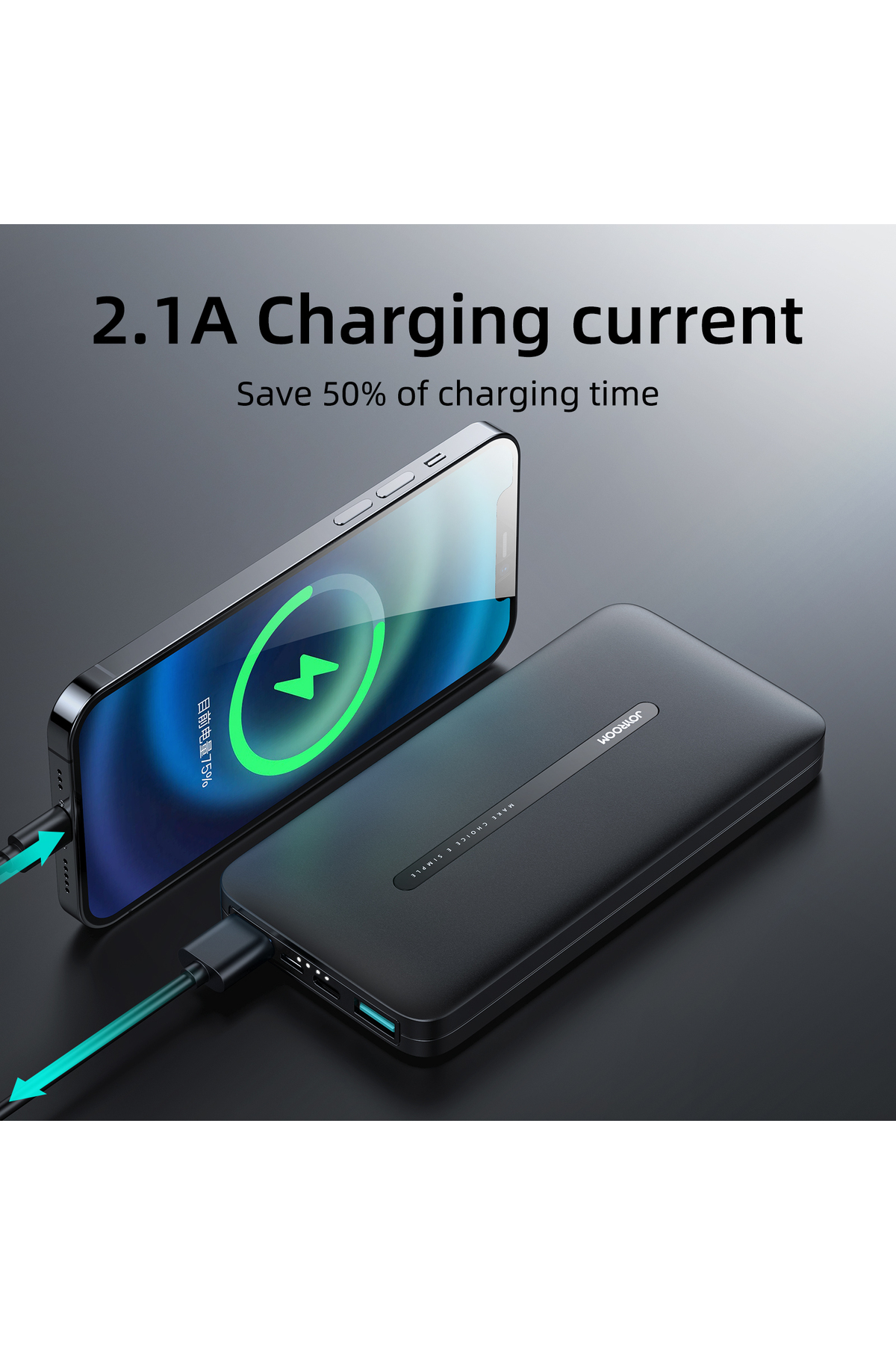 JR-T012 POWER BANK 10000MAH SİYAH 3