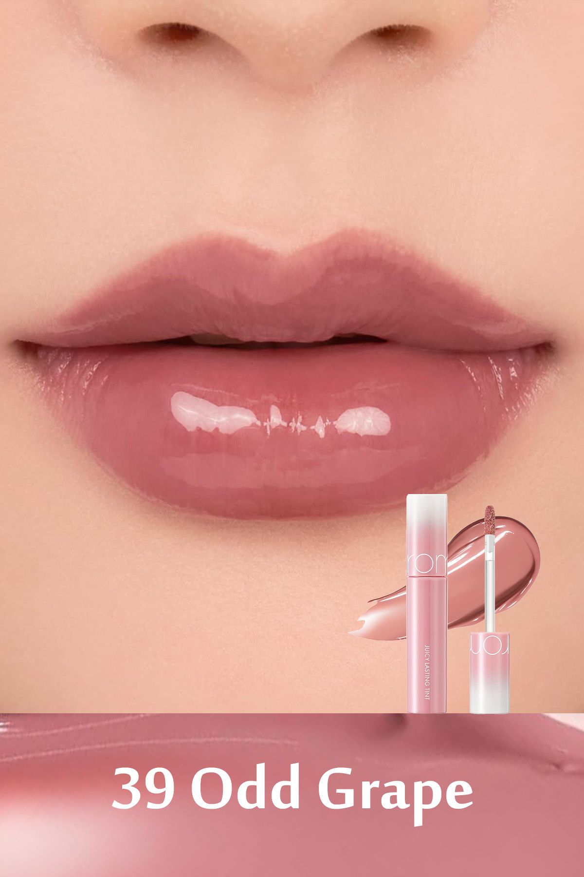 Romand-Juıcy Lasting Tınt Sprıng Fever / Tint That Gives Long Brightness and Plumpness - Odd Grape (Vi̇oni̇ne) 2