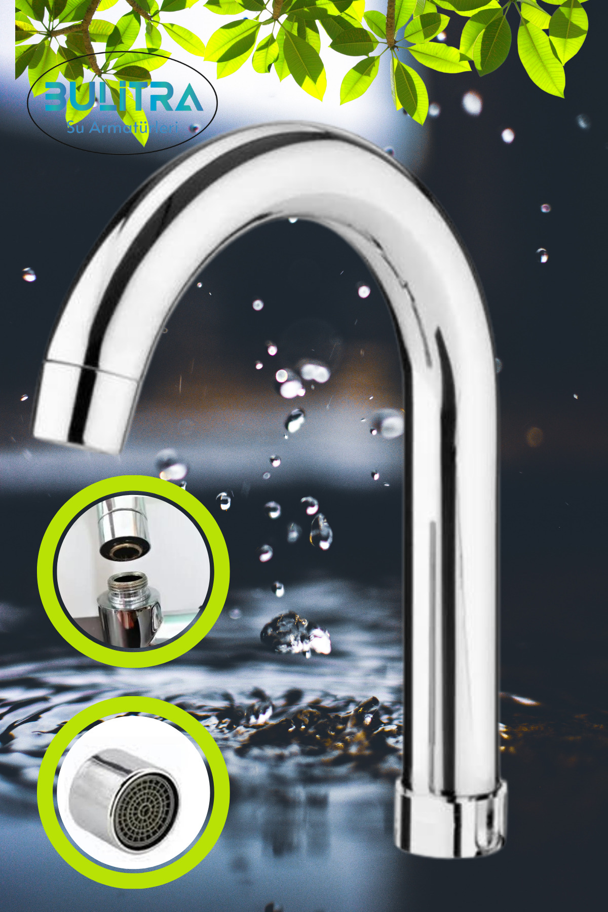 Mix Short Pipe Sink Faucet (Cane Pipe )