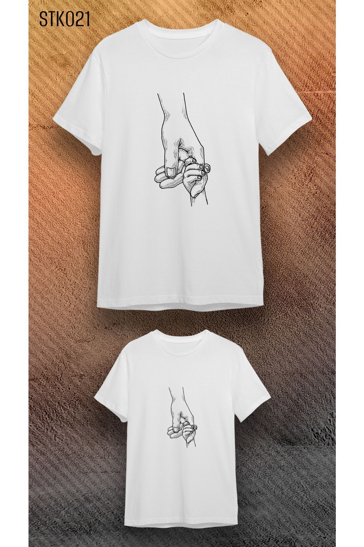 VİZYON İKRA-Family Children's Combination T-Shirt - Father's Day T-Shirt - Single Piece Price 1