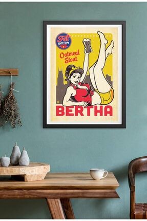 Bertha Poster Retro Baskı Vintage MP-TBL00392