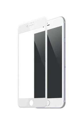 Iphone 7 / 8 Uyumlu Ekran Koruyucu Seramik Nano 9d Tam Kaplama Beyaz BF1204