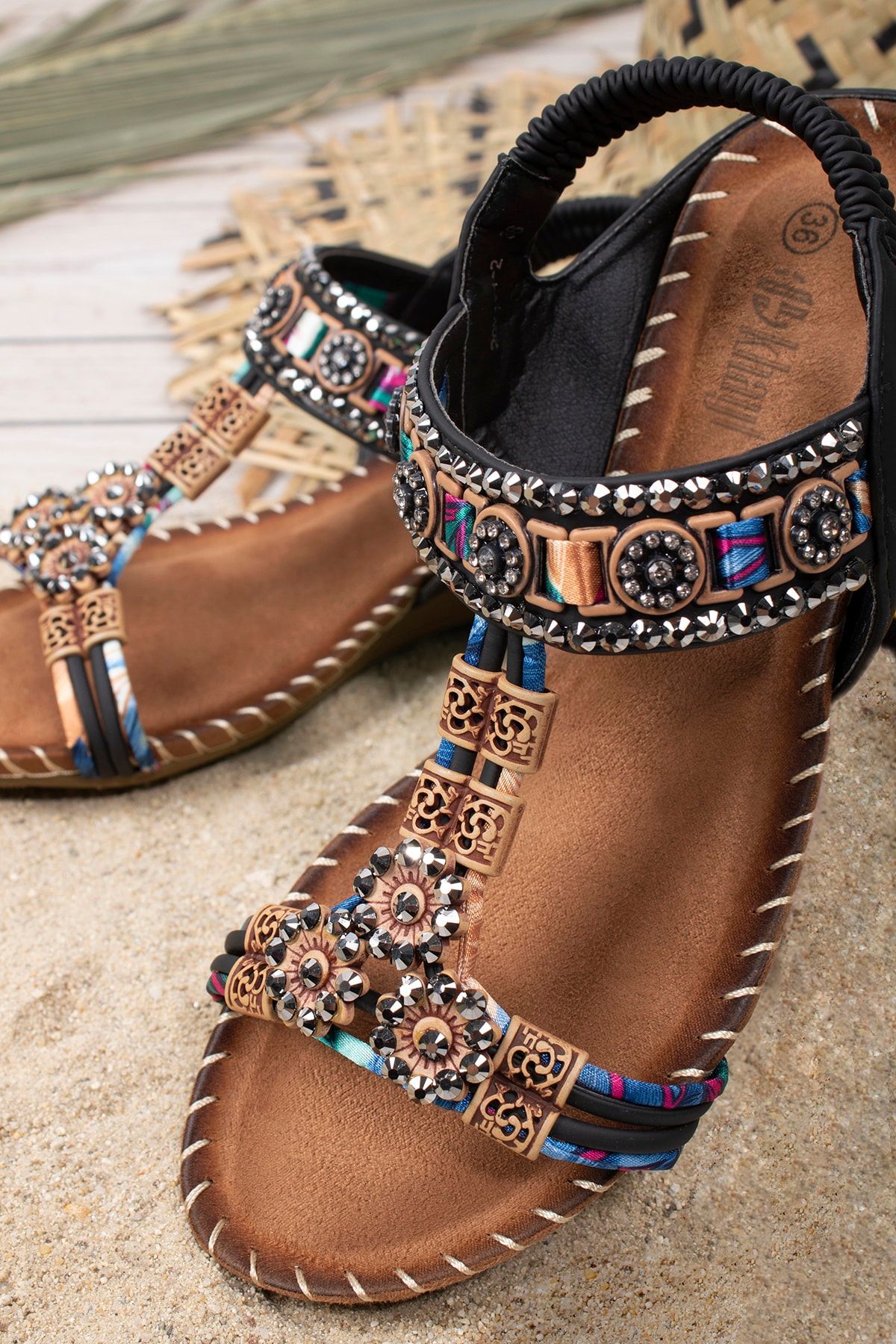 Khayt-Caroline Anatomical Orthopedic Stone Daily Women's Sandals 2
