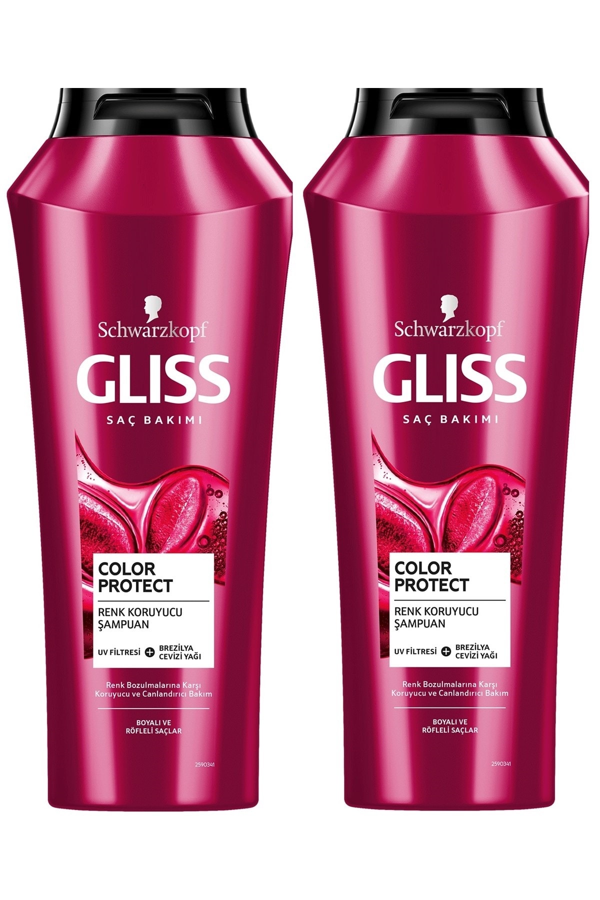 Gliss Color Protect Renk Koruyucu ve Canlandırıcı Şampuan 500 ML 2'li