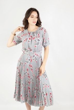 Kadın Gri Gardenia Elbise 19650007