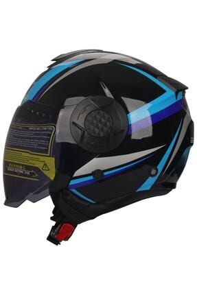 M.t.s. Helmets Mts-625 Güneş Vizörlü MTS-625 BLUE GRAPHIC