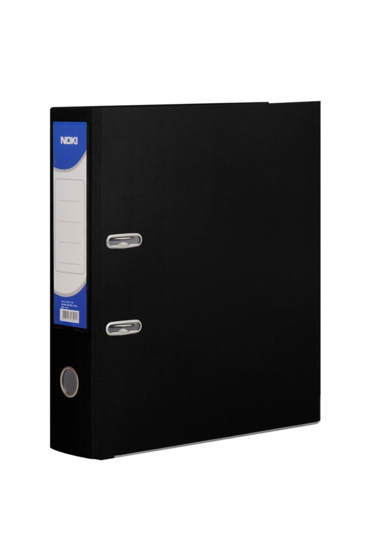 Noki Geniş Plastik Klasör (56411-190) Siyah 25 Li Koli