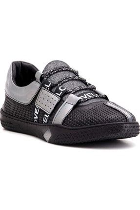D20ya-3555 %100 Deri Kadın Günlük Ayakkabı - Siyah - 39 ST02724