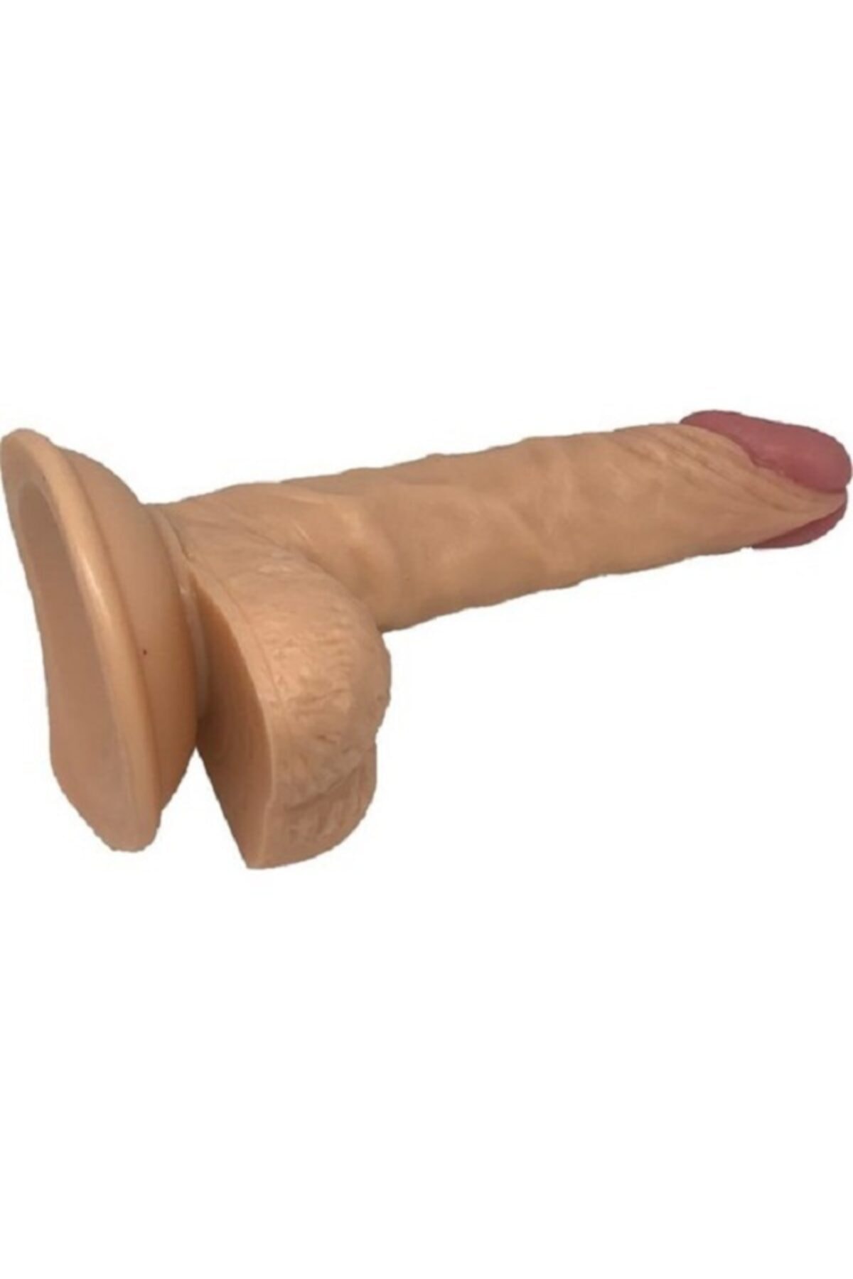 Gerçekçi Yumuşak Ten Dokusunda Vantuzlu Dildo Penis 18 cm 2