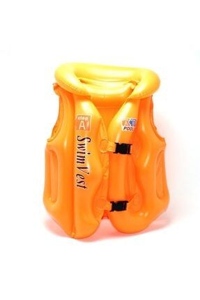 Es003 E-life Büyük Boy Yüzmeye Yardımcı Şişme Deniz & Havuz Can Yeleği 55 Cm X 50 Cm ES003