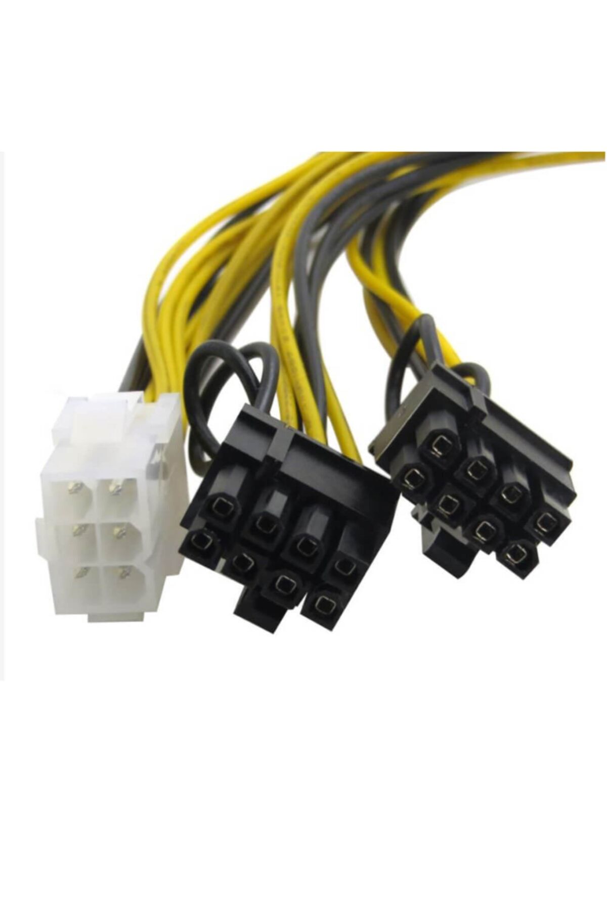 WOZLO-6 Pin To 2 X 8 Pin PCI-e Graphics Card Power Converter Copper Cable - 20cm 3