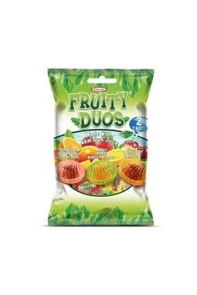 Fruity Duos Çift Lezzetli Dolgulu Sert Şeker 1000 gr EMAS-F.Duos