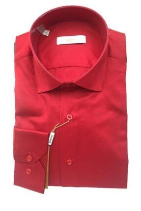 Erkek Gömlek Uzun Kol 00355 S50-00355 RED