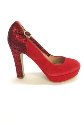 Kırmızı Kadın Topuklu Ayakkabı 120120404180