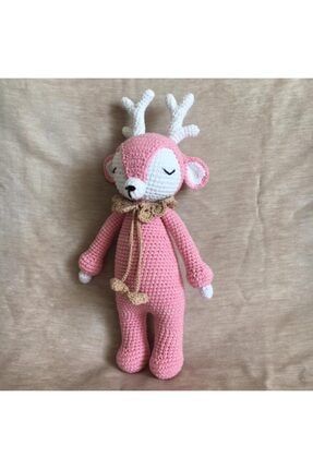 Amigurumi Geyik Organik Oyuncak ü8252