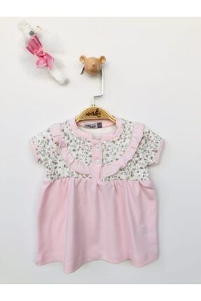 Kız Bebek Fırfırlı Yaka Elbise MML-2123-2-36
