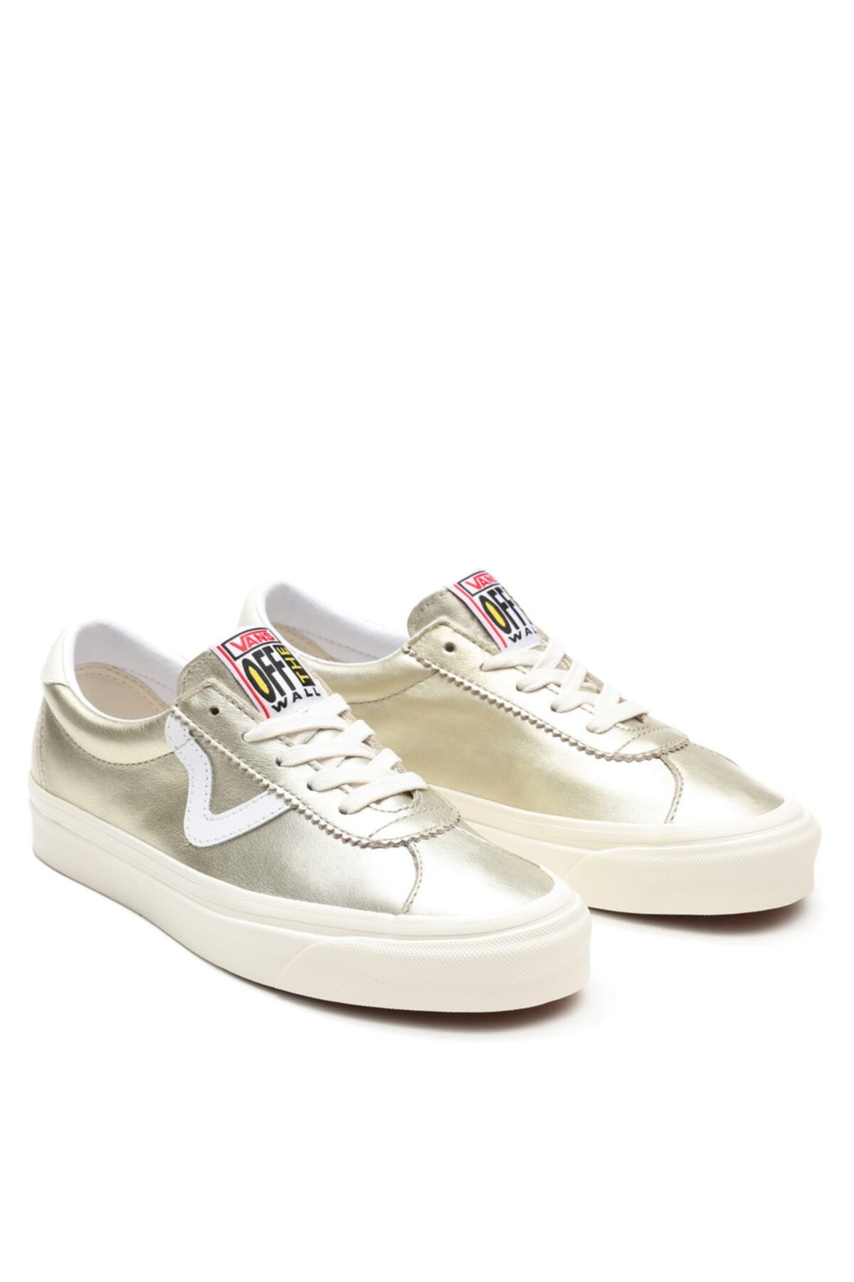 کفش ونس زنانه طلایی ساده  برند Vans