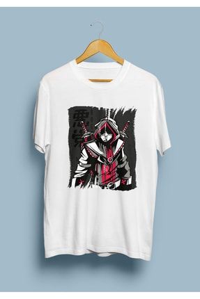 Japon Anime Karakteri Tasarım Baskılı T-Shirt KRG0851