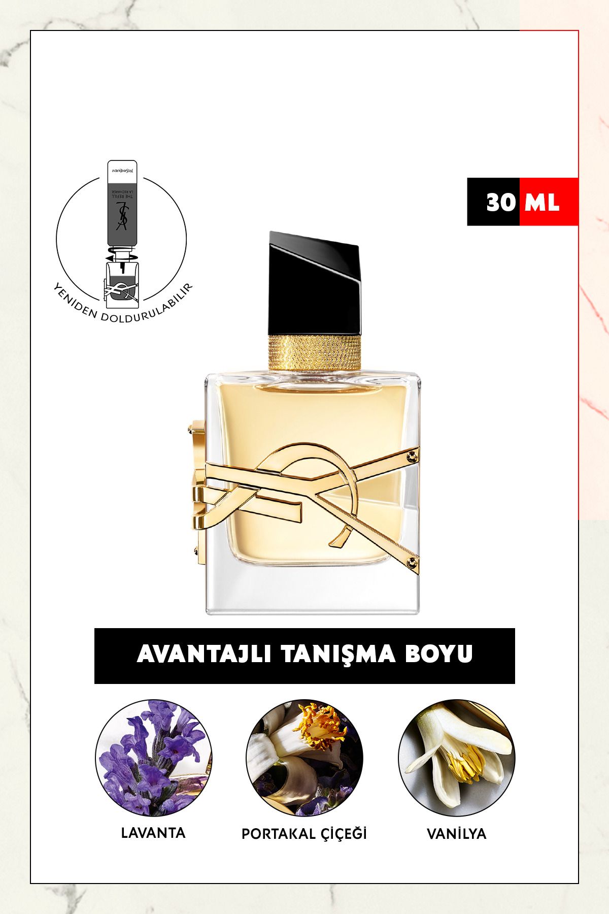 Женские духи Yves Saint Laurent Libre Edp 30 мл 3614272648401