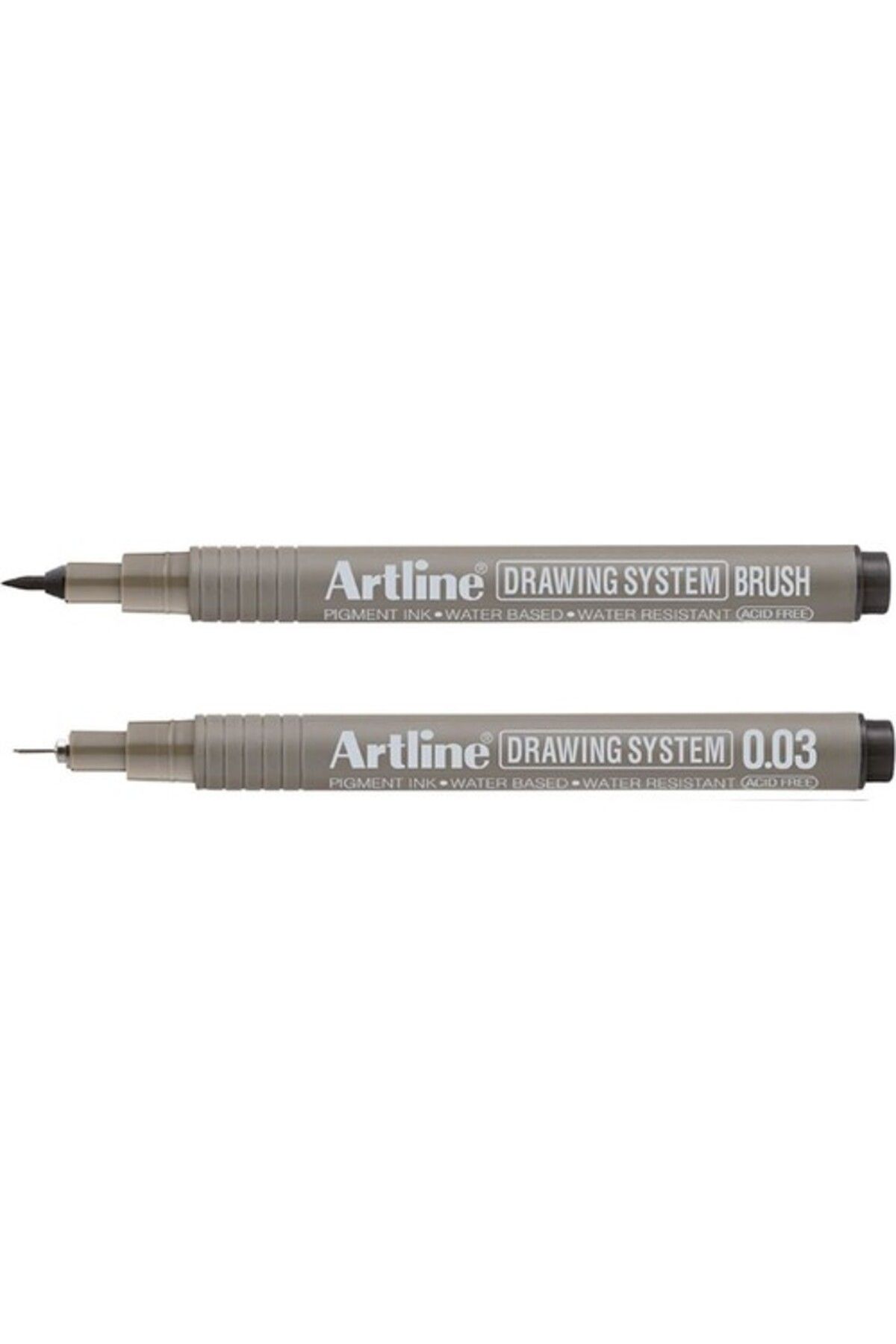 artline Drawing System Teknik Çizim Kalemi 2'li Set (BRUSH 0.03MM) KOZME.ARTLİNE.DRAWİNG.NEW.01