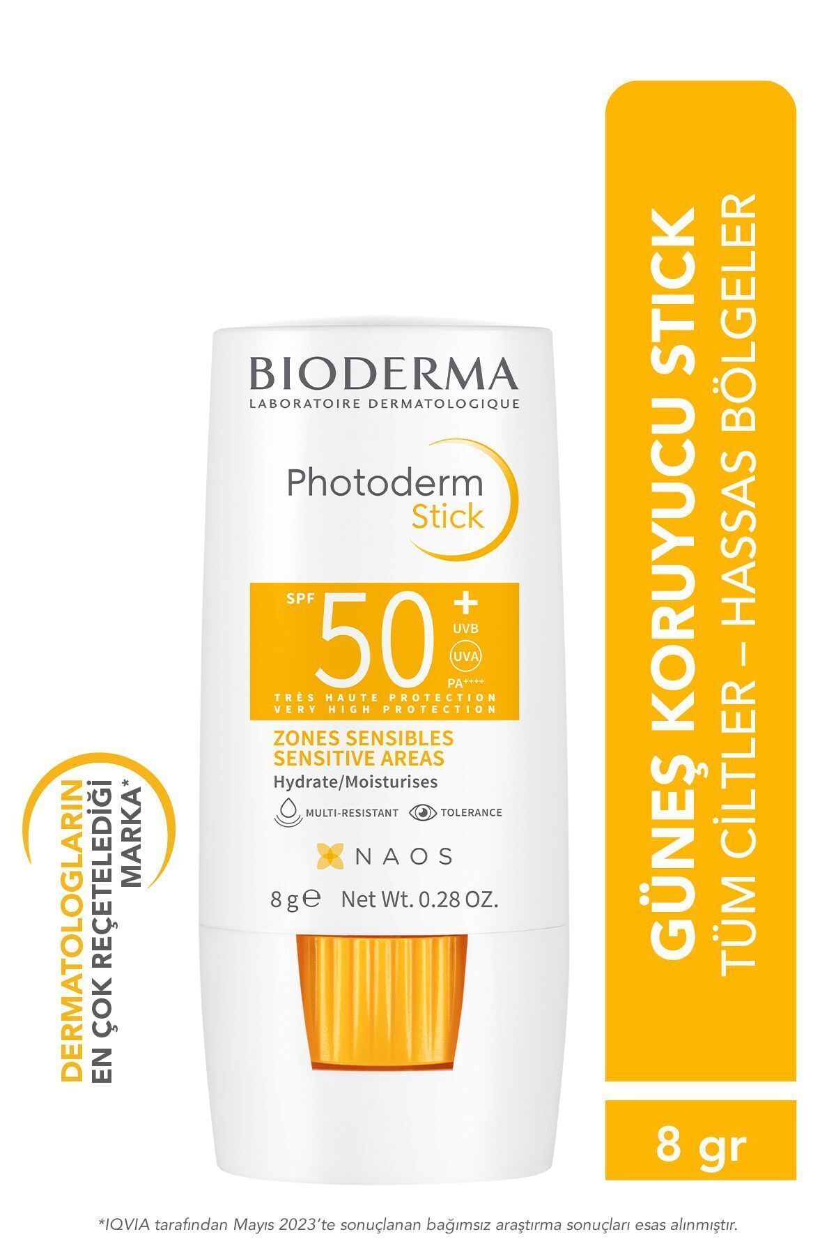 Bioderma Photoderm Stick SPF50+ Зона вокруг глаз, губ, чувствительных зон Солнцезащитный стик с высокой защитой 8 г 3701129804438