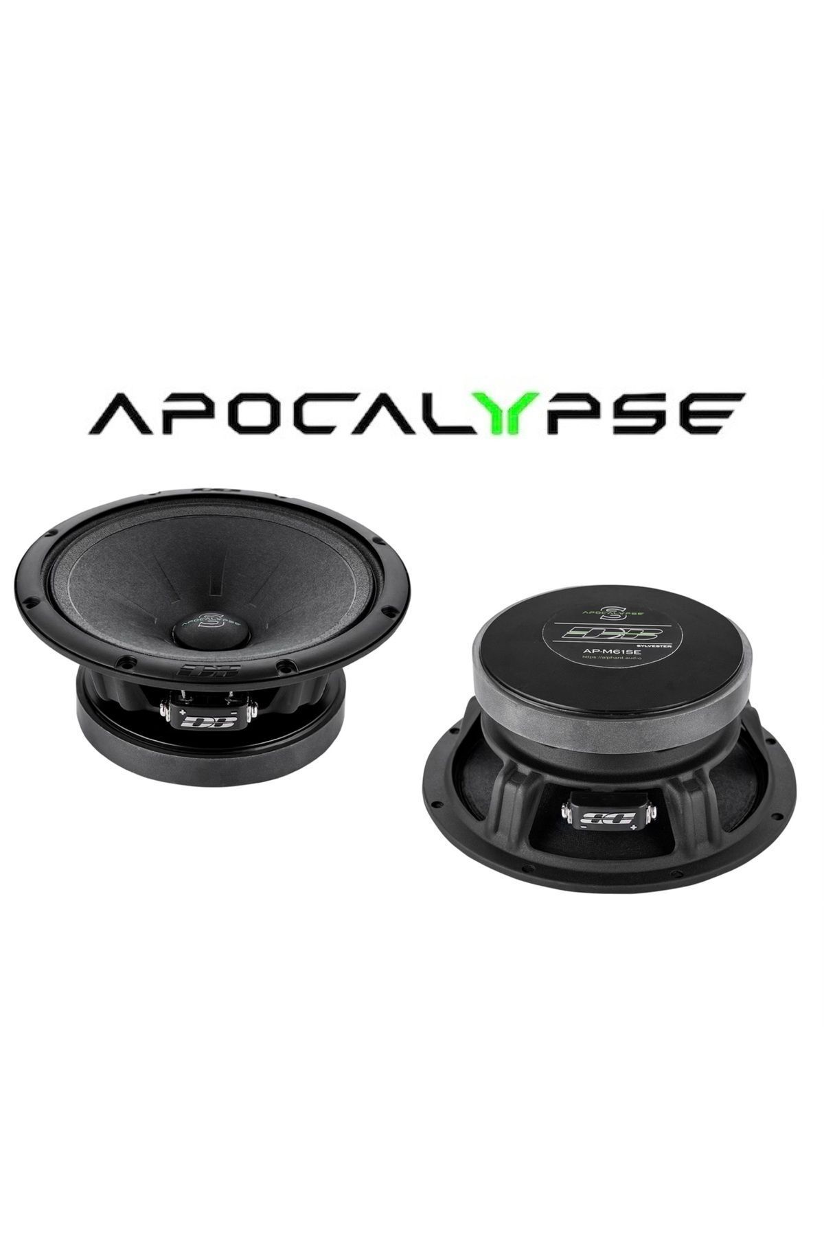 APOCALYPSE Ap-M61se Çifti 520wat 260W Rms 16cm Profesyonel Oto Midrange ...