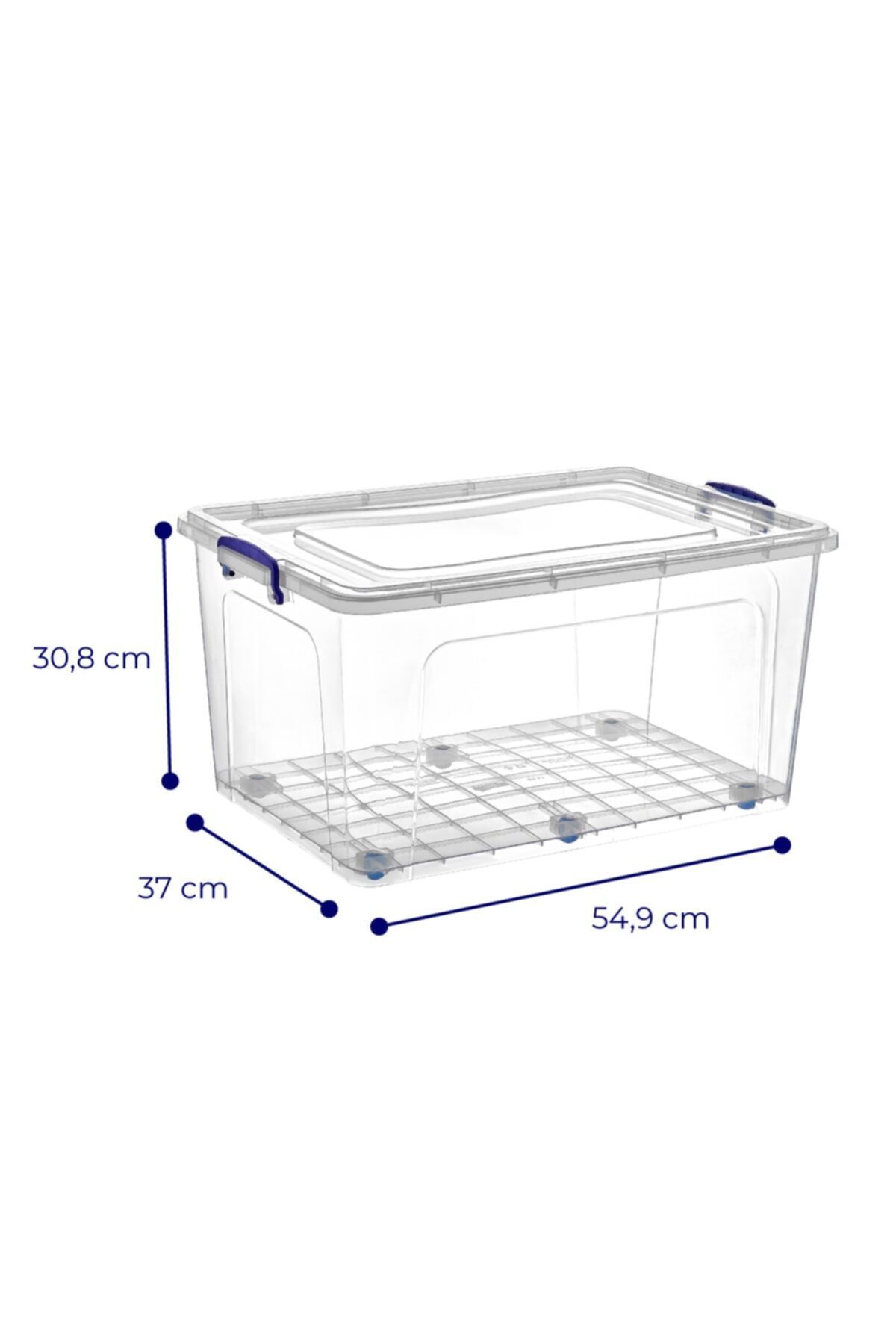 Vienev-42 Lt 3-Piece Transparent Storage Box 2
