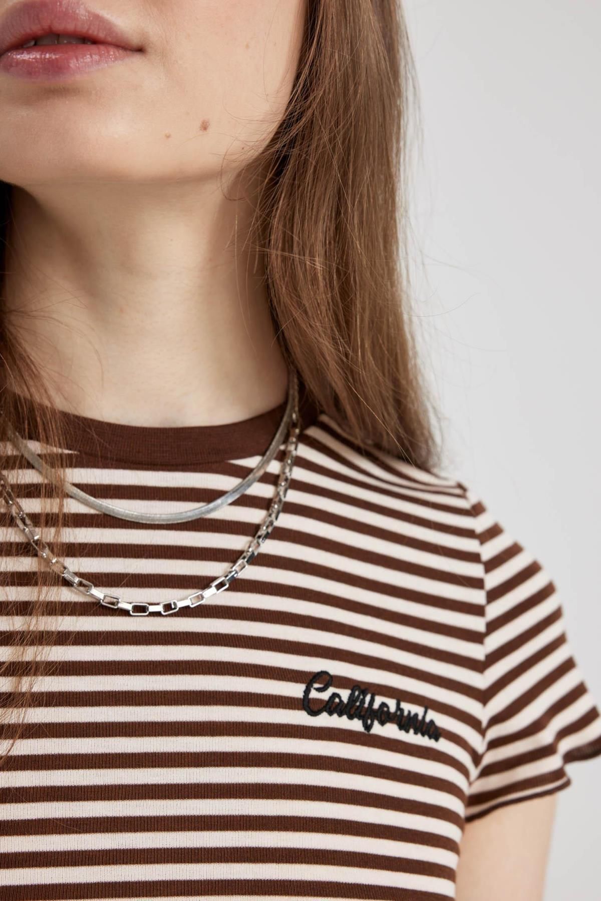 تی شرت زنانه دفاکتو | Z9201AZ23SP Defacto - Image 7