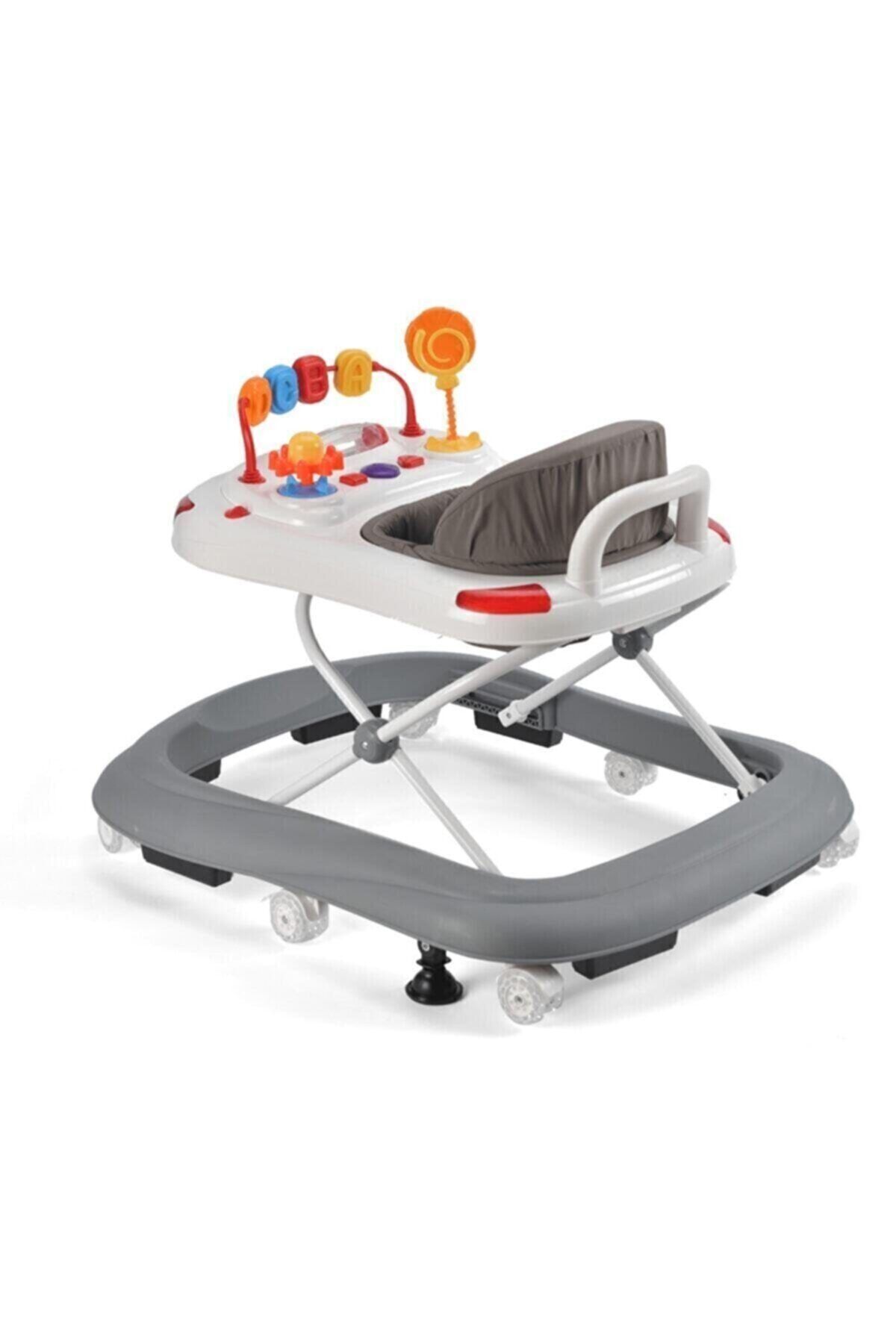 Babyhope 219 Tobby Yürüteç Yürüme Arabası Bebek Yürüteci Gri fotoğrafı 3 (önizleme)