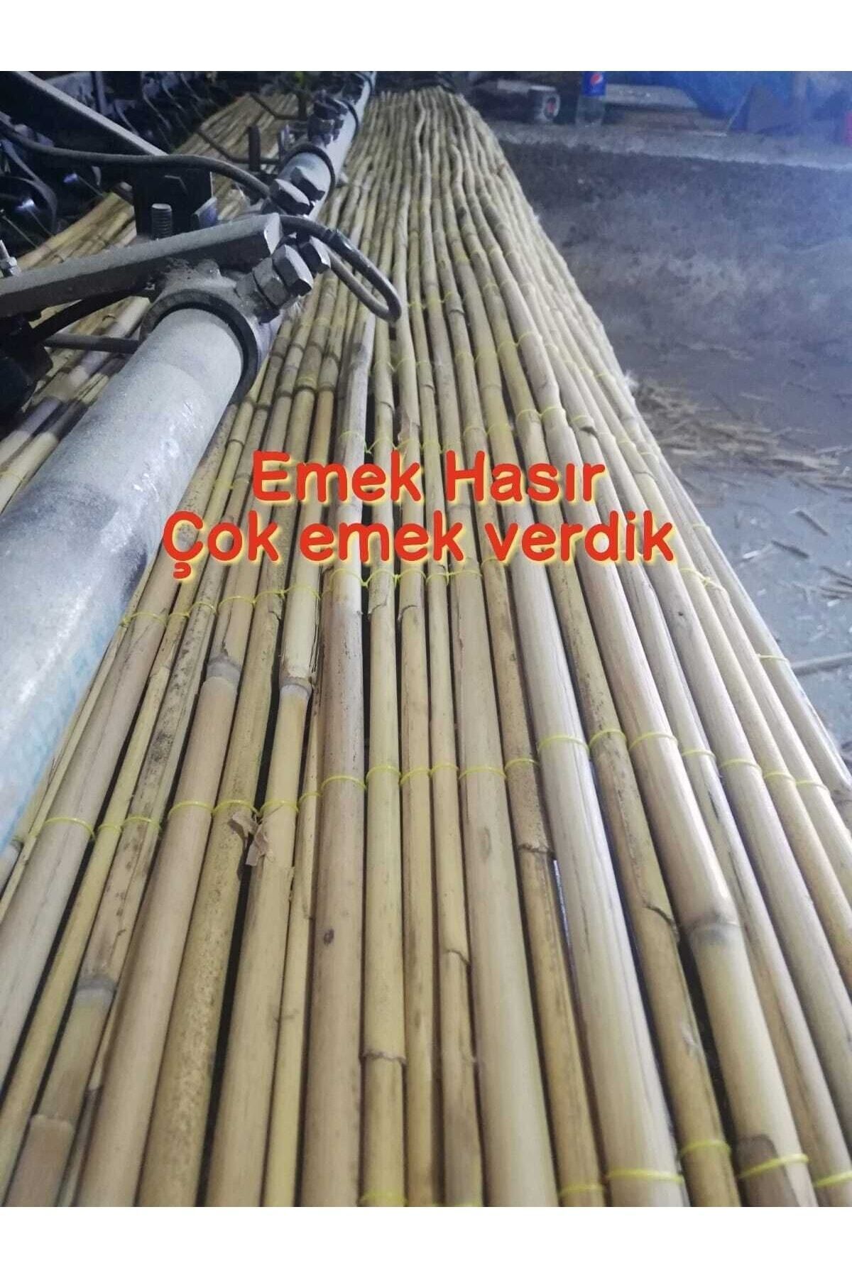 2 X5 Metre Bambu Kamış Hasır Bahçe Çiti Gölgelik Balkon Çiti 6