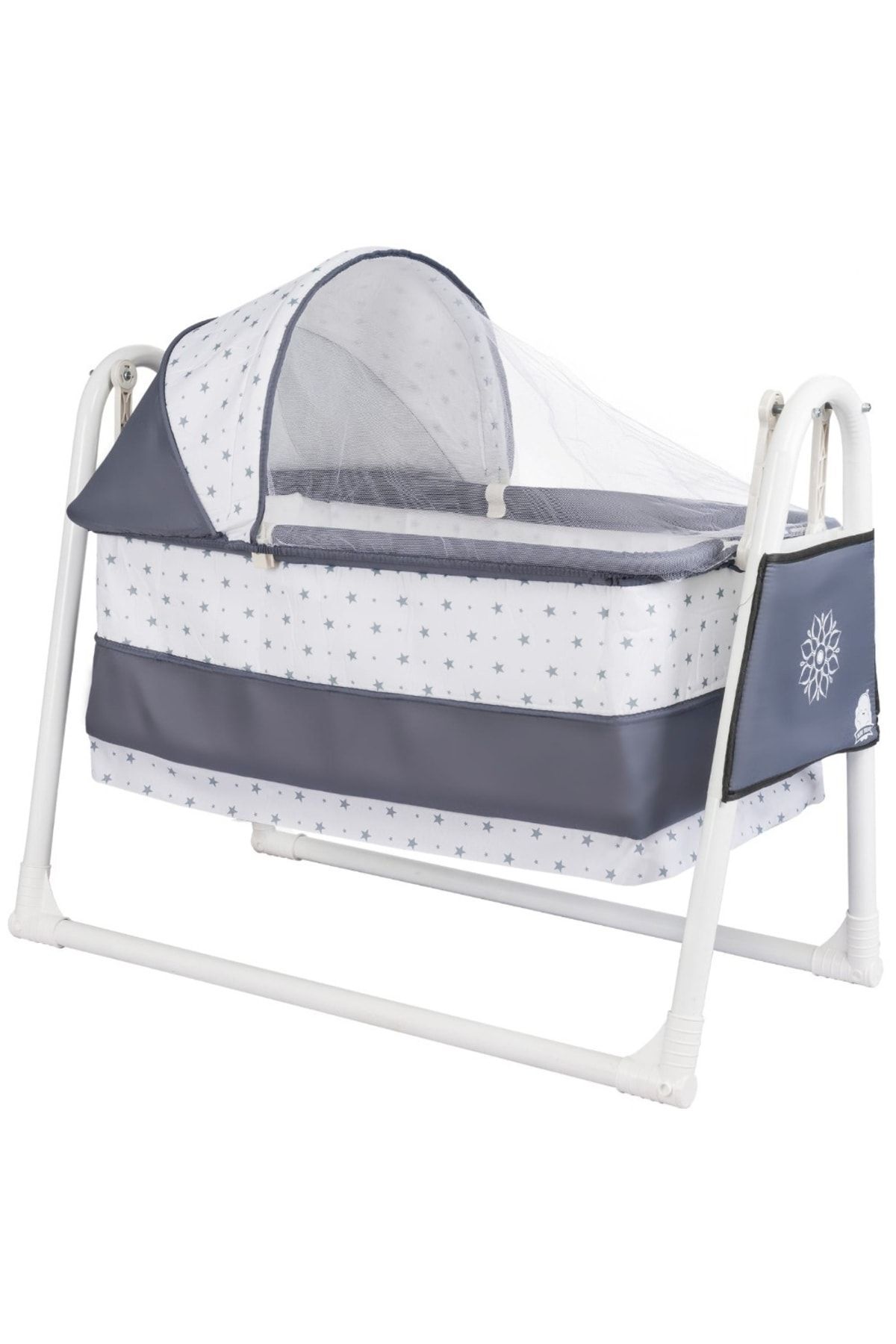 Aluç Bebe New Cep Hediyeli Sallanır Sepet Beşik Portatif Bebek Beşiği Hamak Gri fotoğrafı 2 (önizleme)