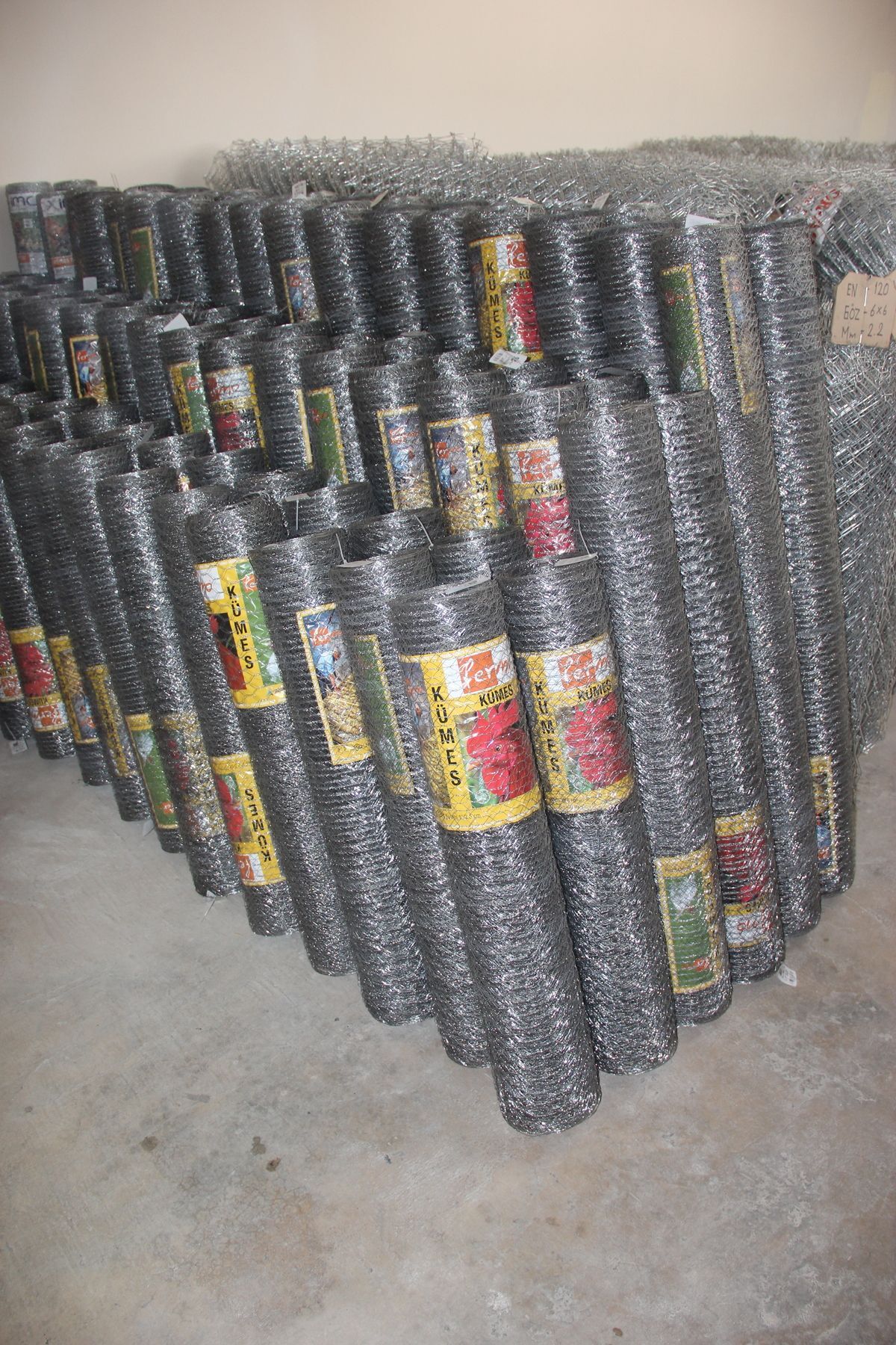 Kümes Teli (-2.5 x 2.5 Göz-)-0.55mm- 100cm Yükseklik 20 Metre Uzunluk 2